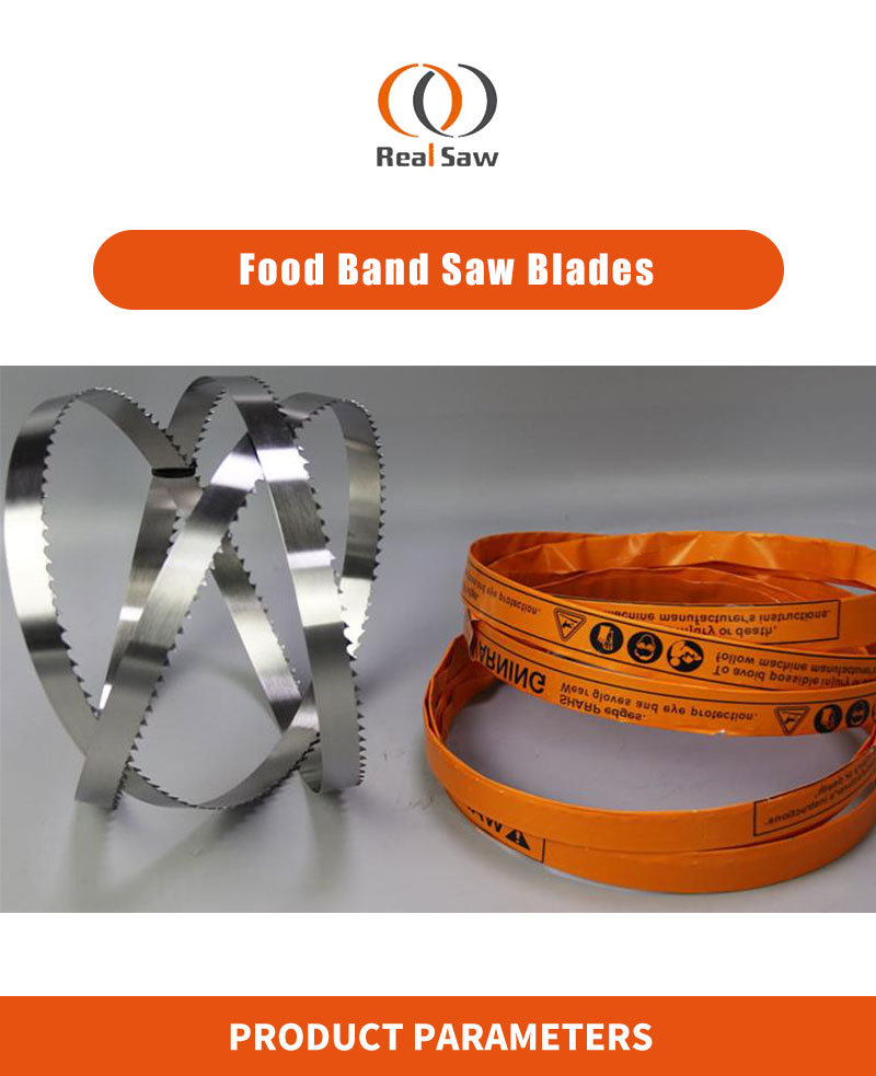Meat Cutting Blades Frozen Meat Bone Butcher Band Saw Blades for Cutting Food